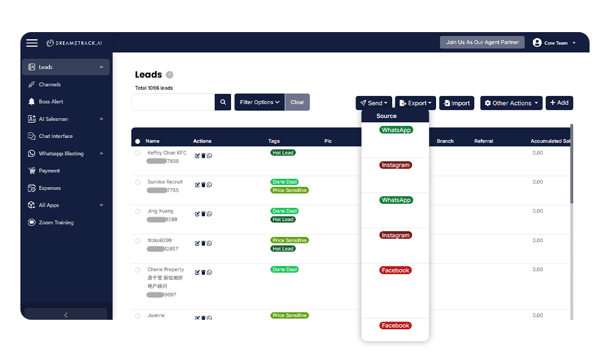 Ads Tracking Feature